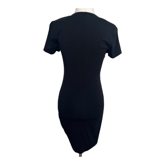 Superdown Yasmine Ruched Tie Mini Short Sleeve Dress - Picture 4 of 5